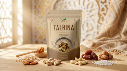 Khalis Made Talbina | 100% Organic Sunnah Superfood | Barley Porridge with Nuts & Honey